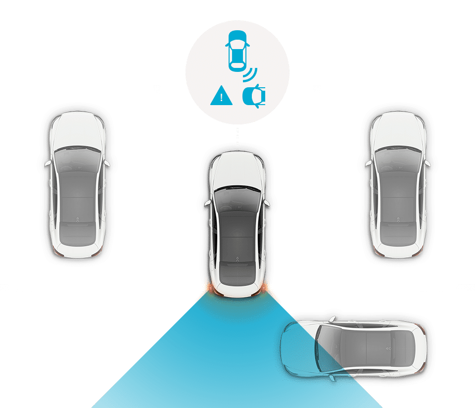 Rear Cross-traffic Collision-Avoidance Assist ( RCCA)Detects vehicles approaching from the rear blind-spot during reverse exit, warns the driver and prevents accidents by braking in the event of a collision prediction.