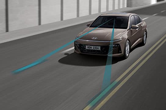 Lane Keeping Assist (LKA)
        On detecting an unintentional lane departure, a warning is triggered and, if necessary, LKA will automatically provide corrective steering input to keep you within the lane.